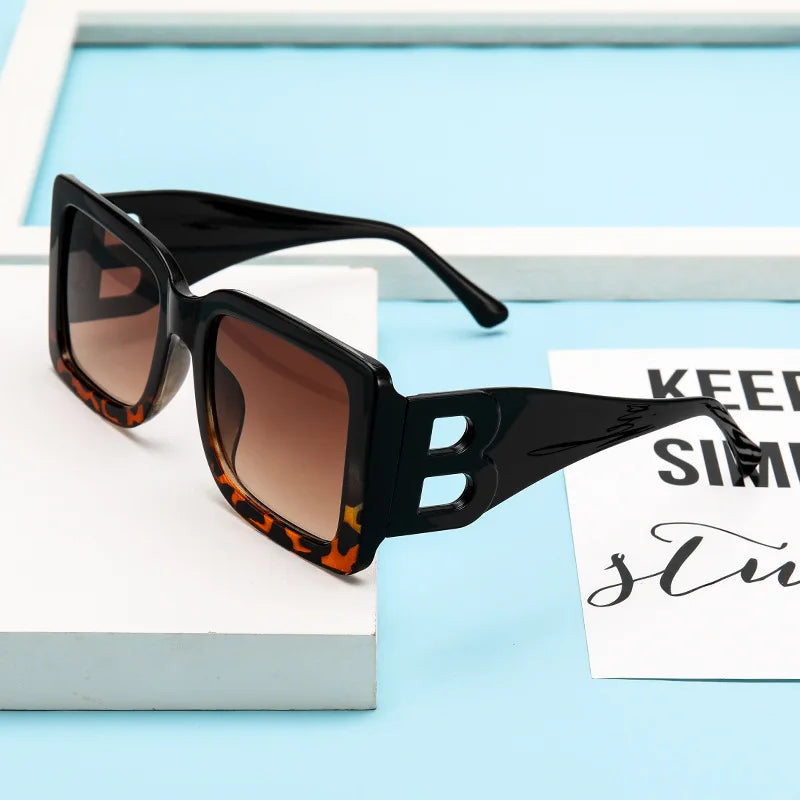 Women's Sunglasses Trendy Designer Square Sun Glasses