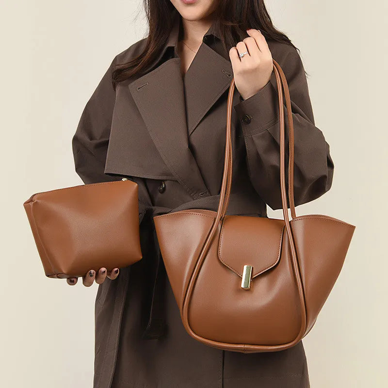 Women's Large Capacity Tote Bag Professional Work Handbag