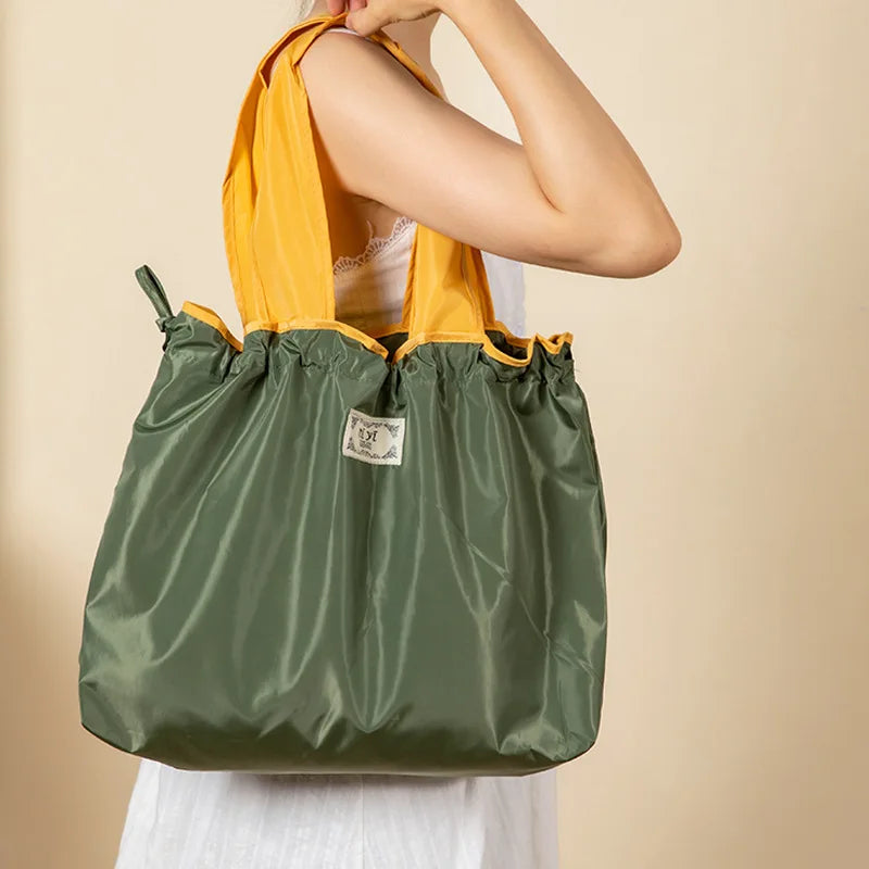 Women Fashion Shopping Bag Eco Large Polyester Beach Bag