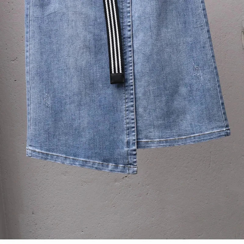 Women's Denim High-waisted Jeans Skirts
