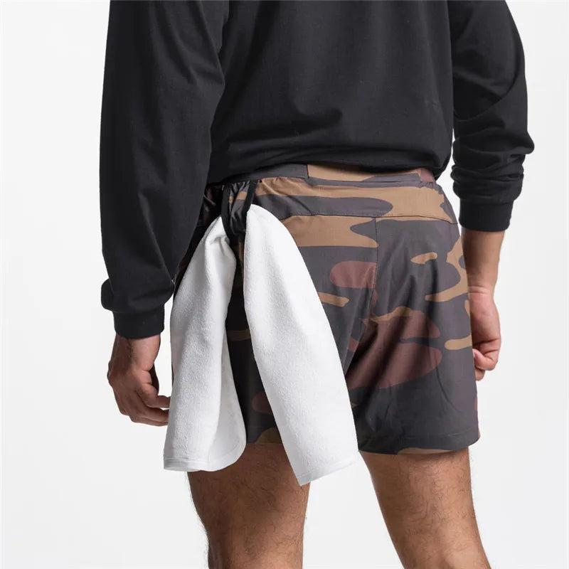 Men's Running Shorts  Fitness Training Gyms Shorts