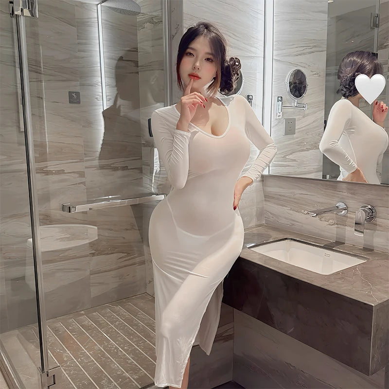 Underwear Pure Desire Temptation Slit Dress