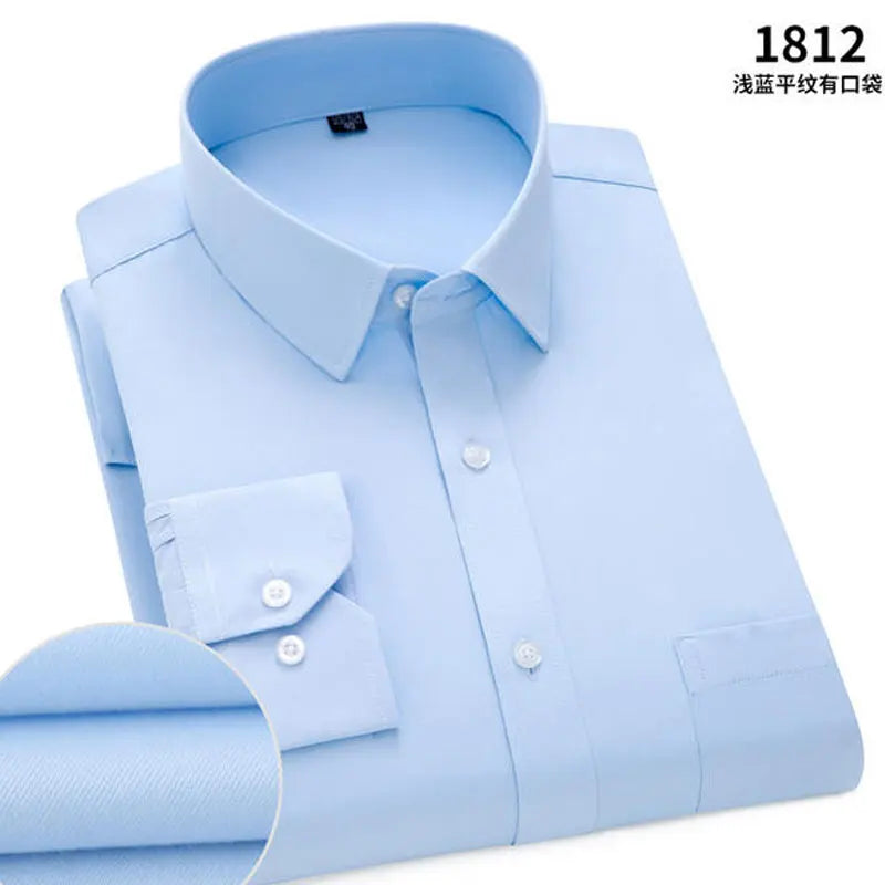 New Men's Striped long-sleeved Shirt