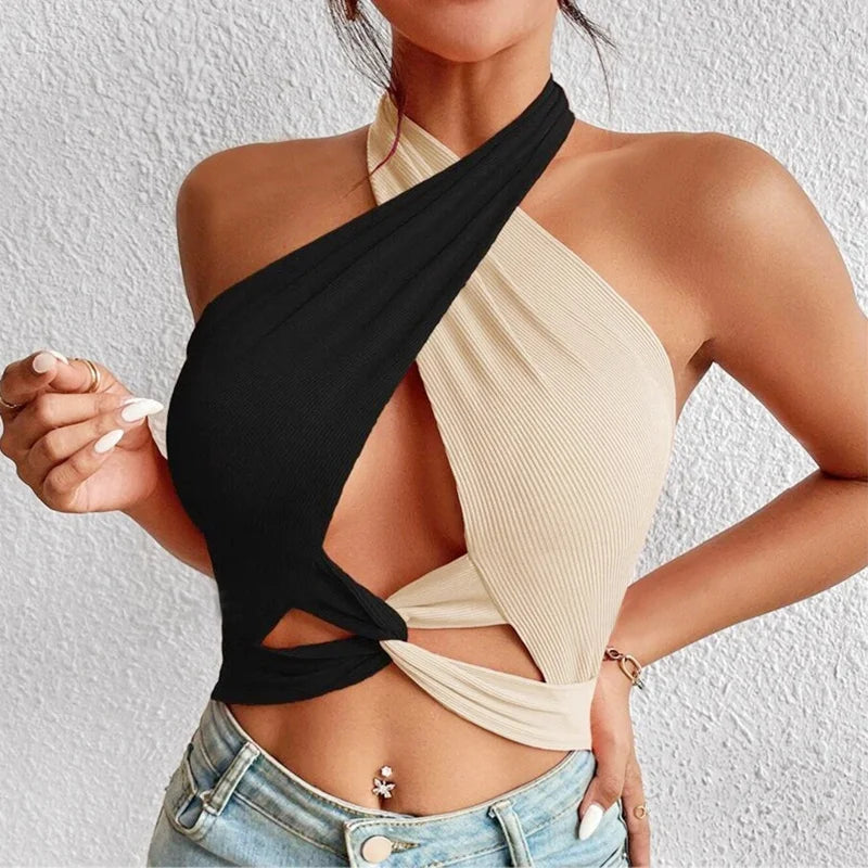 Women Summer Tank Tops Knit Sexy