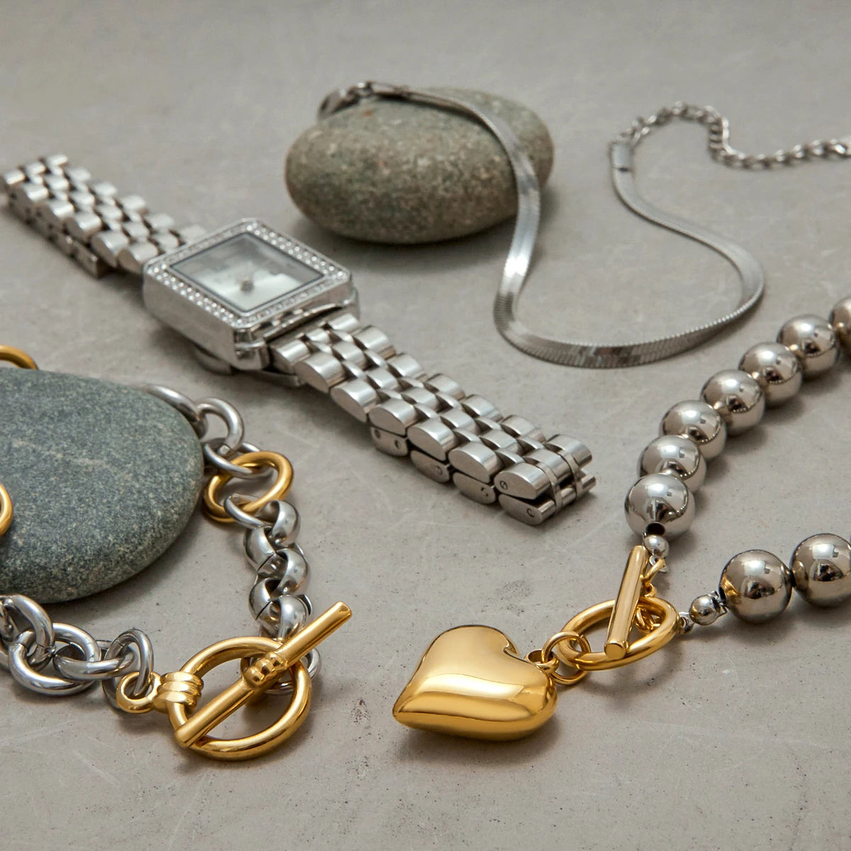 Stainless Steel Fashion Snake Chain Bracelet