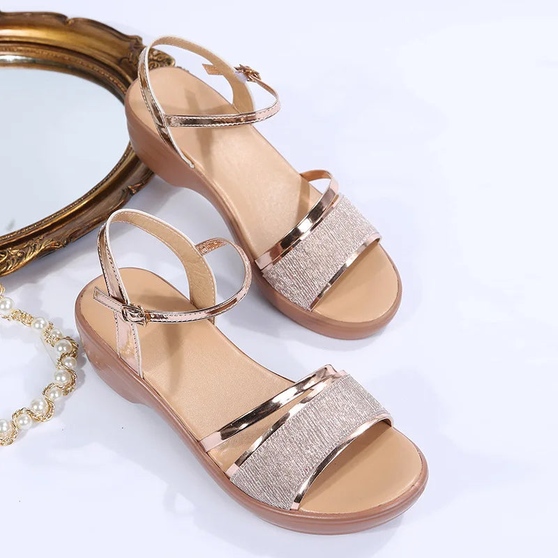 Women Sandals Luxury Sexy Women's Summer Platform Wedges Shoes