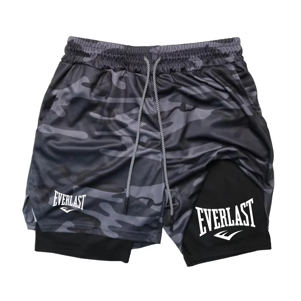 Men Running Shorts  Double-deck
