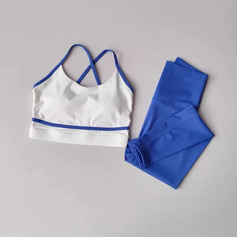 Women's Yoga Set Workout  2 Piece High Waist Yoga Leggings