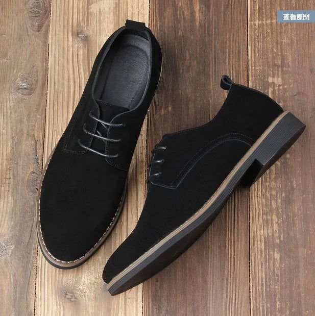 Men's Dress Shoes Leather Suede Casual Men shoes