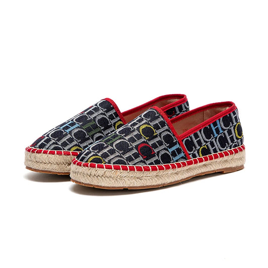 Women's Shoes Listing Loafers Straw Shoes Lazy Non-slip Flat Casual Shoes