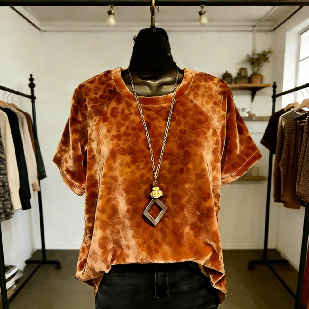 Women T-Shirts Soft Feel Short Sleeve Tops