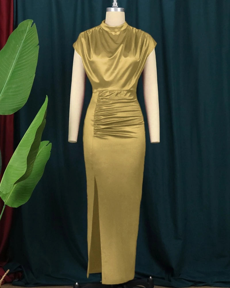 women's casual dresses draped fashion