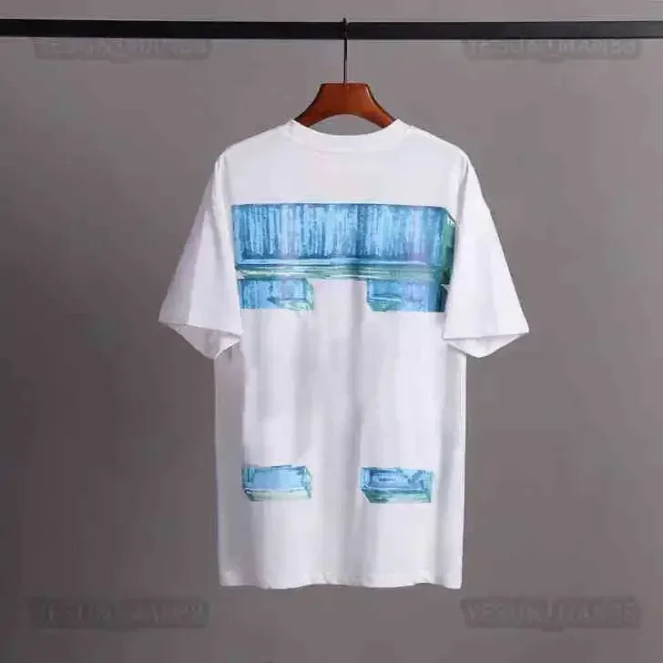 Men's T Shirt High-quality Version Clothing Graffiti Shirt Short Sleeve