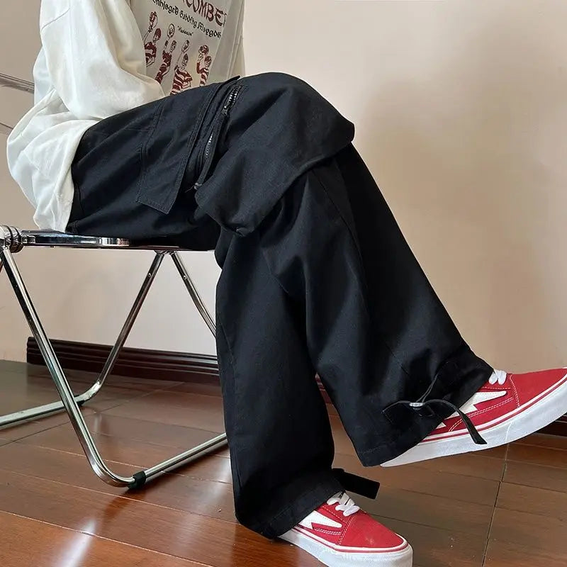 Wine Red Work Pants Mens
