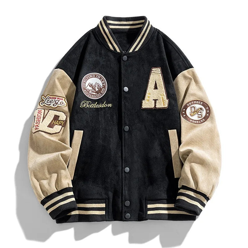Jacket Men Fashion Embroidered  Coats