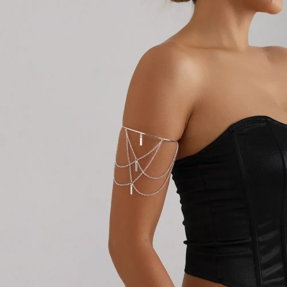 Open Upper Arm Bracelet Women's Jewelry