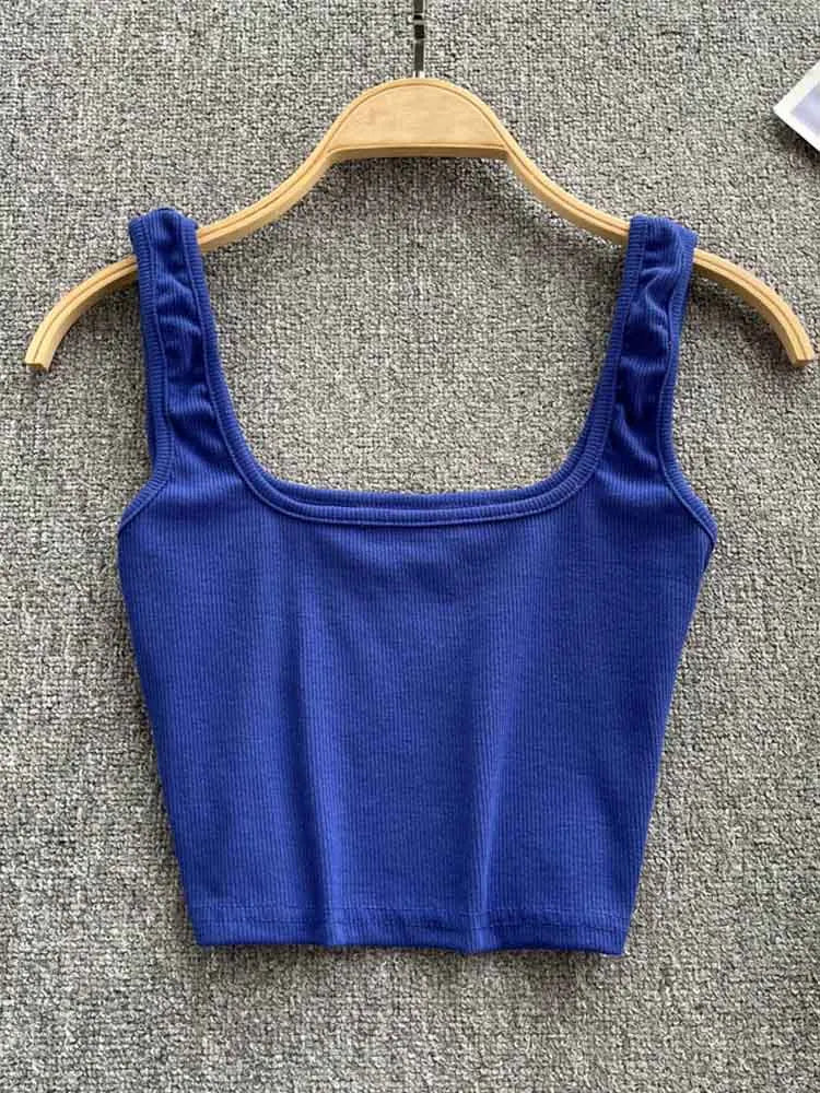 Tank Top Women Sexy Backless Slim Fit Bottoming Blouse