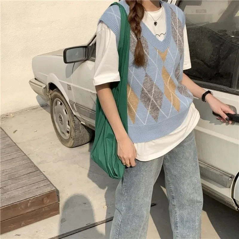 V-Neck Pullover Fashion Waistcoat