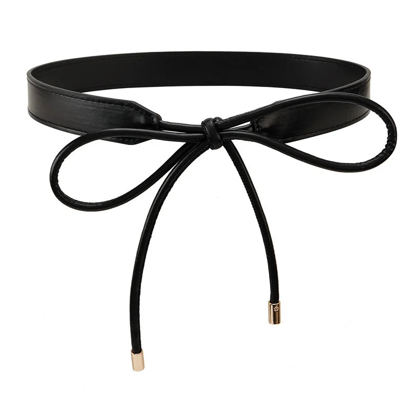 Women's Waist Belt Adjustable Bow