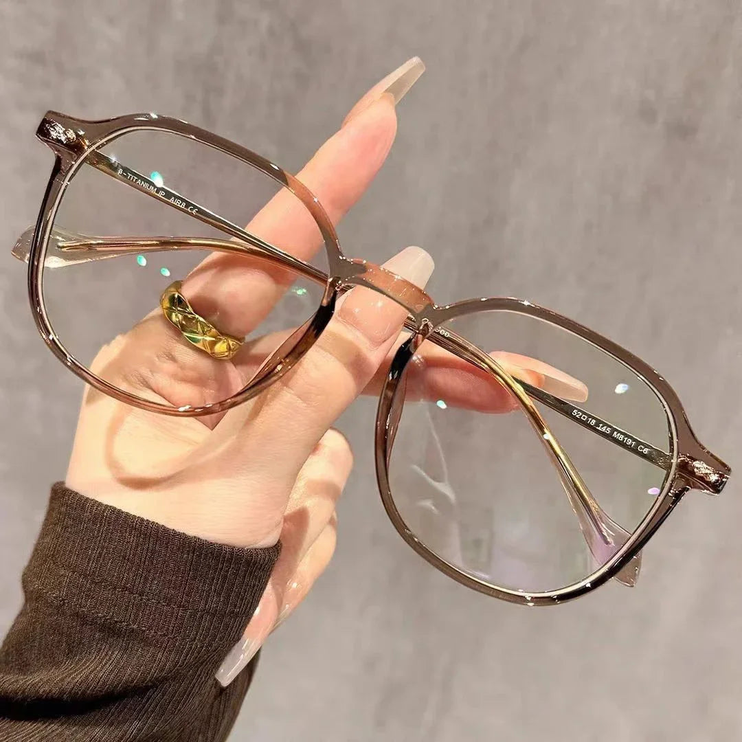 Women's Fashionable Reading Glasses Super Light and Versatile Anti-blue Light Glasses