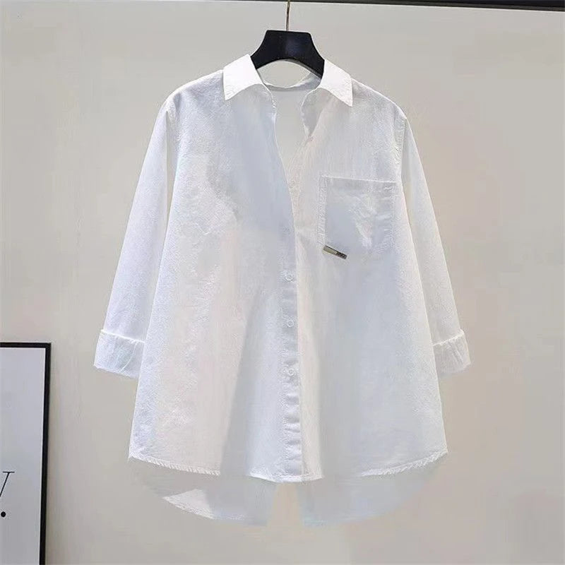 Women's Casual Sets Oversized Cotton Shirts