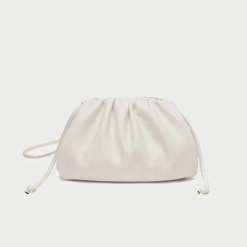 Cloud Soft Leather Madame Bag Single Shoulder Slant Dumpling Bag