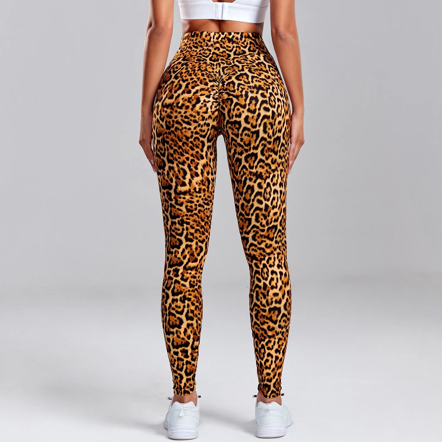 Leopard Print Leggings Fitness Women