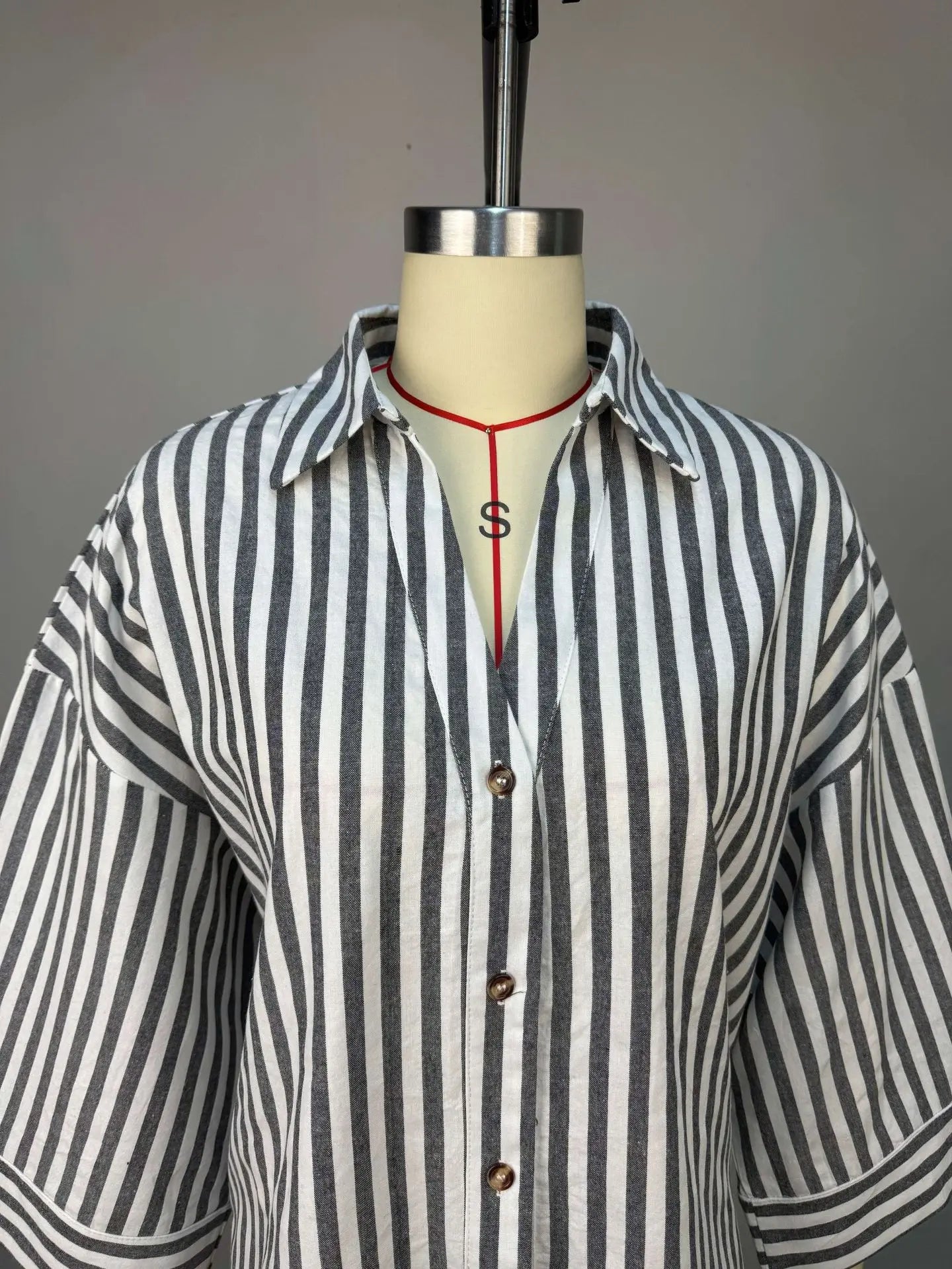 Blouses Shirt Turn Down Collar Full Sleeve