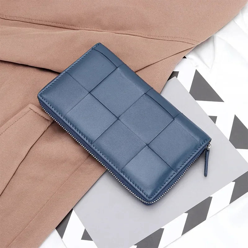 2024 New Fashion Genuine Leather Women Long Wallets