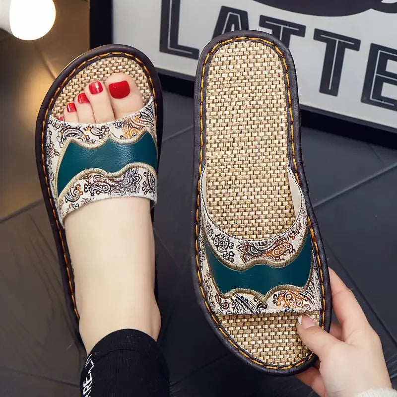 Slides Shoes For Women Flat Pink Sandals