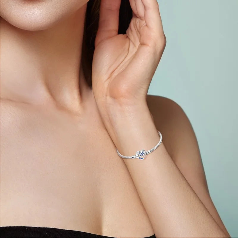 Silver Colorful Love Zircon Women's Jewelry