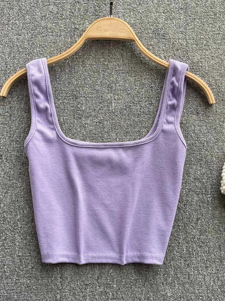 Tank Top Women Sexy Backless Slim Fit Bottoming Blouse