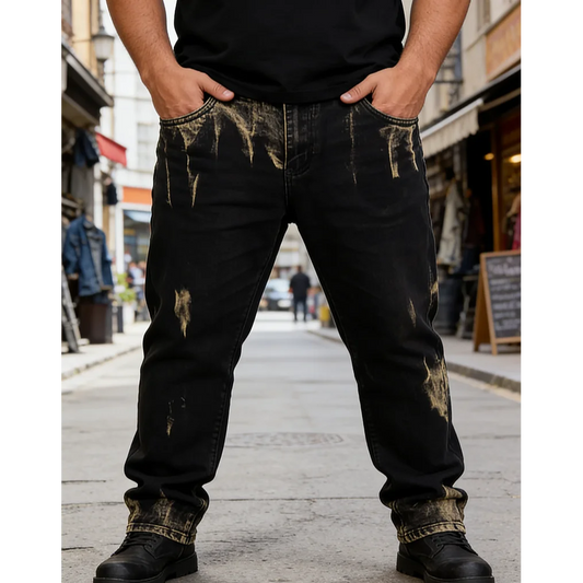 men's jeans, trendy brand, high street, gradient