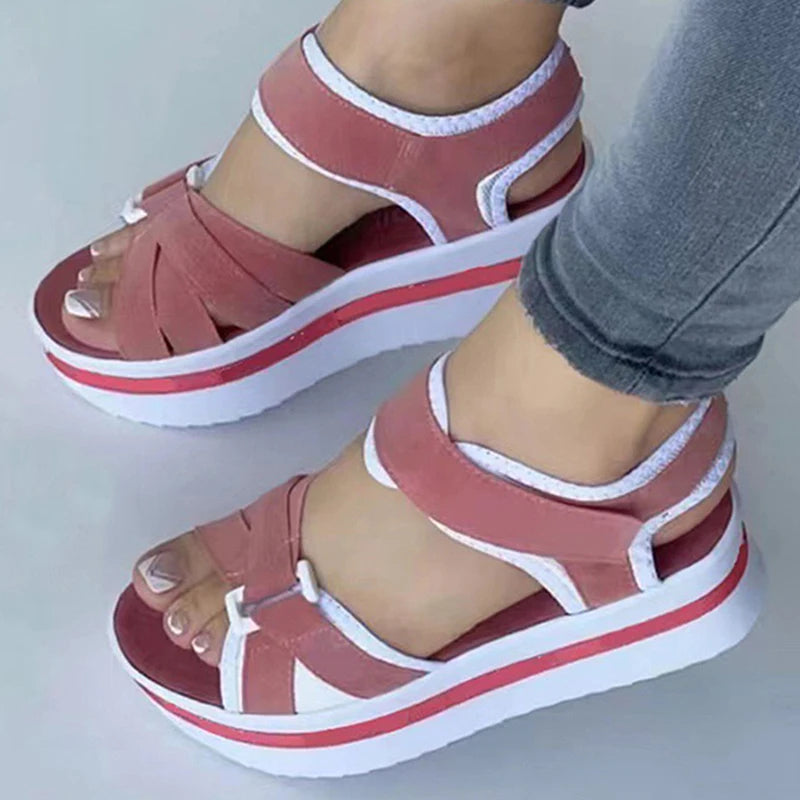 Women Summer Sandals Shoes Platform Elegant Casual Shoes