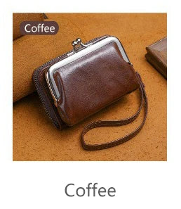 Women's Wallet Fashionable and Minimalist Wrist Strap Short Zero Wallet