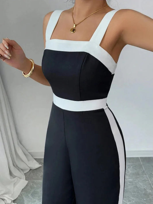 Women's Casual Black Jumpsuit