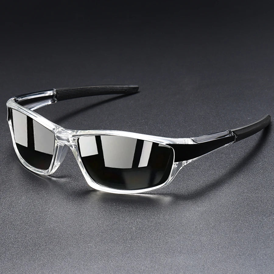 Classic Men's Glasses, Fashionable Wrap-Around Glasses for Women