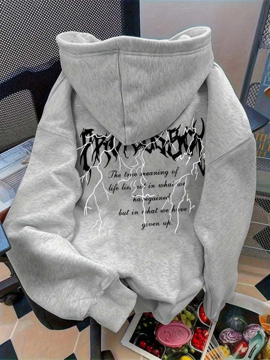 Women's fashionable hooded sweatshirt