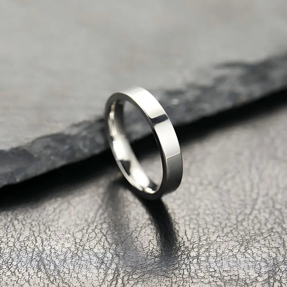 Fashion Charm Jewelry Ring for Men Women Stainless Steel Black Rings