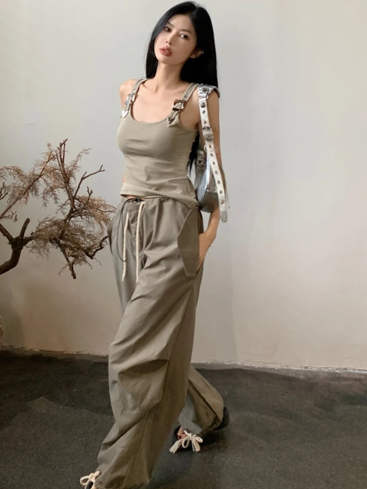 Tanks Women Personality Creativity Casual Lady Sweet Thin