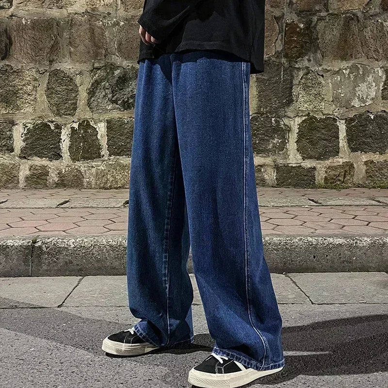 Men's Jeans American Loose Wide-leg