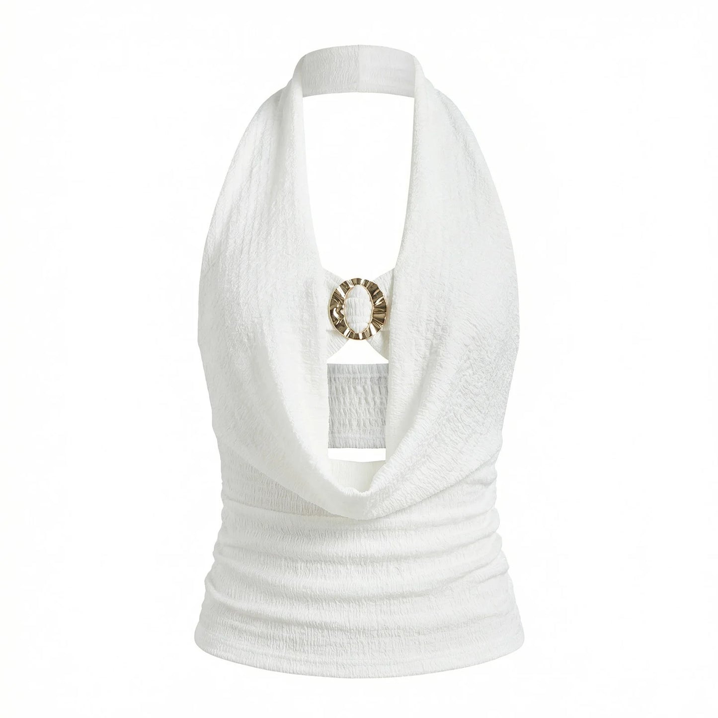 Women Tank Tops with Bra Set Sleeveless Halter