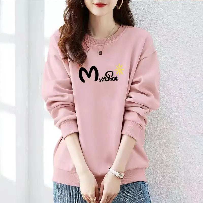 Graphic Sweatshirt For Women Vintage  Pullover Tops Fleece