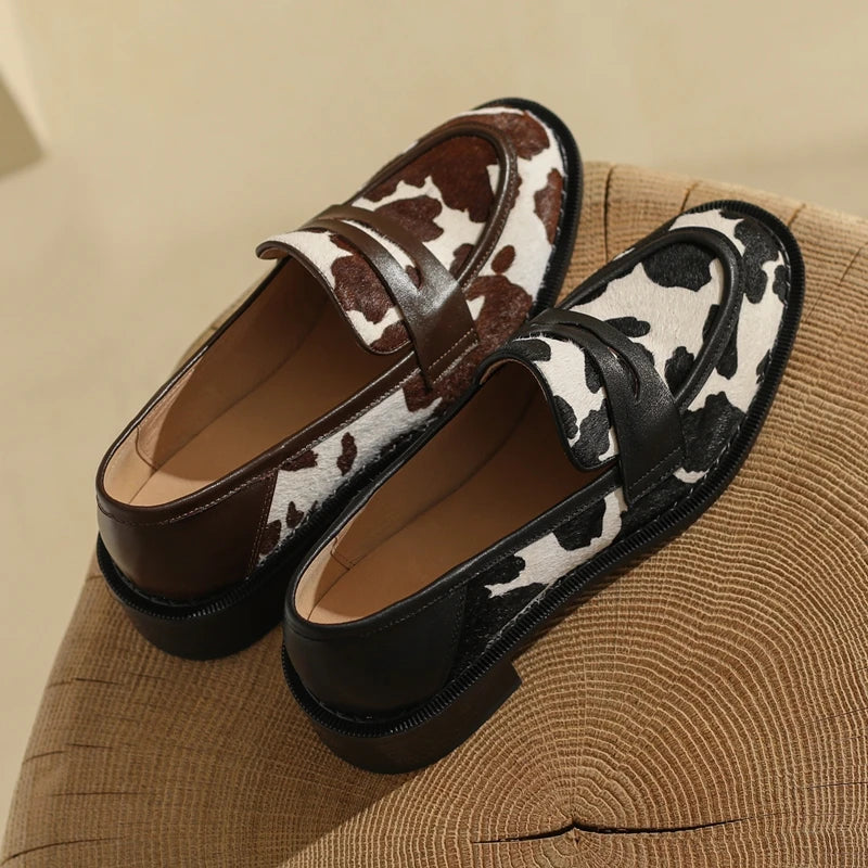 Women's Loafers  Leather Non-Slip  Boat Shoes