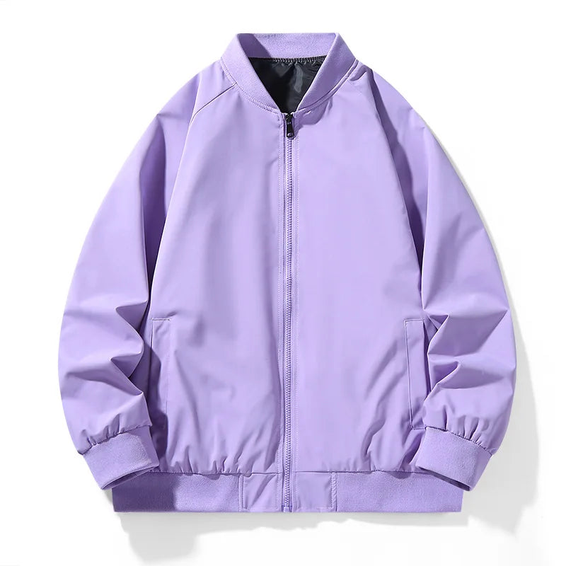 Men's Baseball Casual Stand Collar jacket