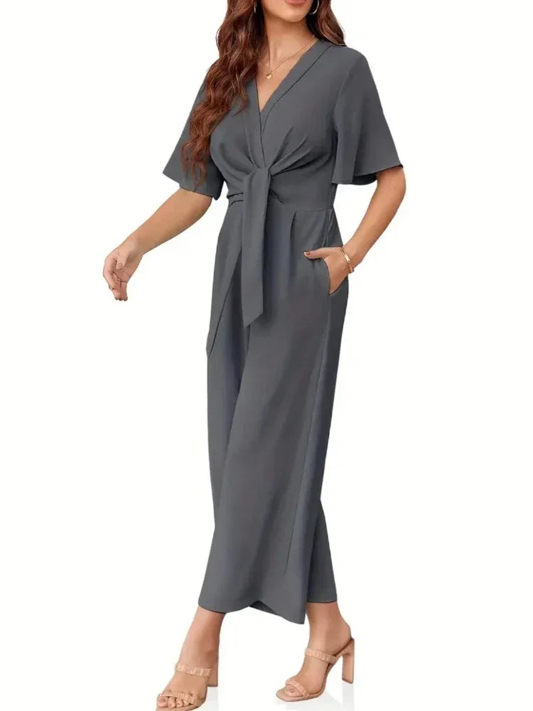 Women's Jumpsuit Casual Solid Color
