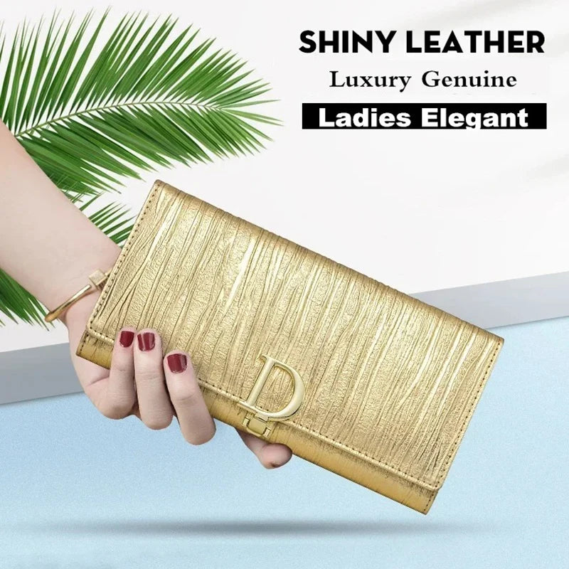 Fashion Women Long Wallets Female Long Phone Purse