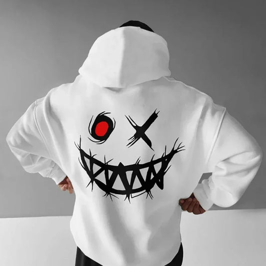 Casual Hoodies For Men Print Long Sleeve