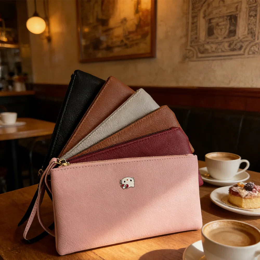 Pink Pocket Womens Wallets Purses
