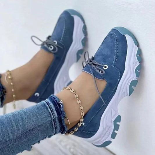 Women Sneakers Platform Casual Breathable Sport